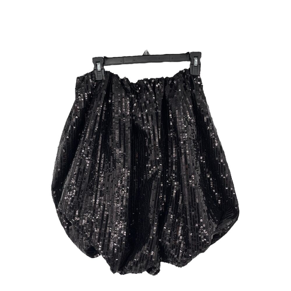Nichole Lynel The Label skirt sequin bubble black Medium M
